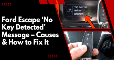 Ford Escape ‘No Key Detected’ Message – Causes & How to Fix It