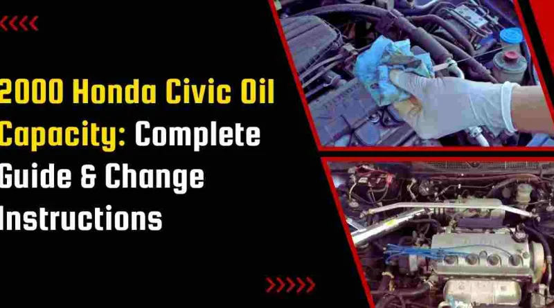 2000 Honda Civic Oil Capacity: Complete Guide & Change Instructions