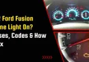 2012 Ford Fusion Engine Light On? Causes, Codes & How to Fix