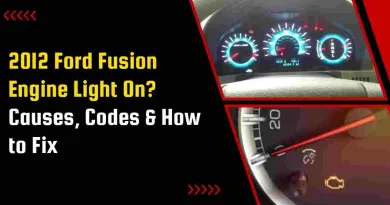 2012 Ford Fusion Engine Light On? Causes, Codes & How to Fix