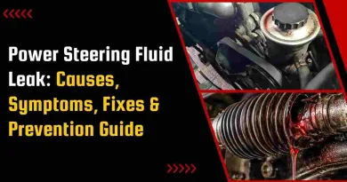 Power Steering Fluid Leak: Causes, Symptoms, Fixes & Prevention Guide
