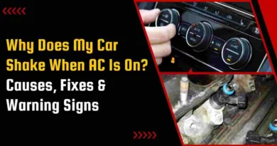 Why Does My Car Shake When AC Is On? Causes, Fixes & Warning Signs