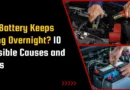 Car Battery Keeps Dying Overnight? 10 Possible Causes and Fixes